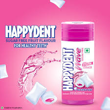 HAPPYDENT WAVE XYLITOL FRUITS FLA